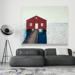 Canvas 48 x 60 - Boathouse