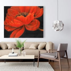 Canvas 48 x 60 - Red petal flower