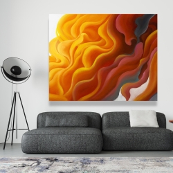 Canvas 48 x 60 - Colorful smoke