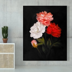 Canvas 48 x 60 - Small bundle of roses