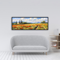 Framed 16 x 48 - Field line