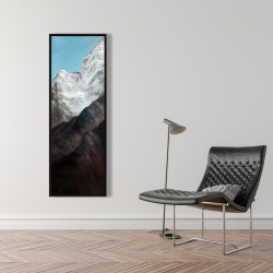 Framed 16 x 48 - Emblematic himalayan peaks