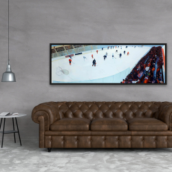 Encadré 20 x 60 - Partie de hockey