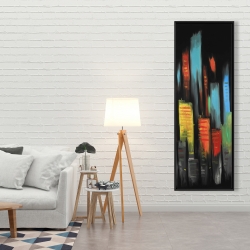Framed 20 x 60 - Abstract tall buildings