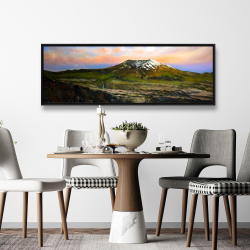 Framed 20 x 60 - Mountainous view