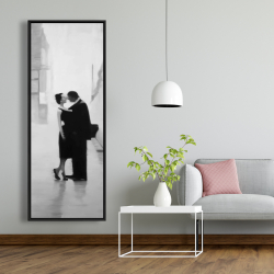 Framed 20 x 60 - Couple in the street