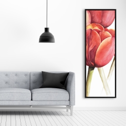 Encadré 20 x 60 - Tulipes en fleur