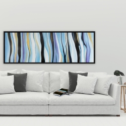 Framed 20 x 60 - Blue mood