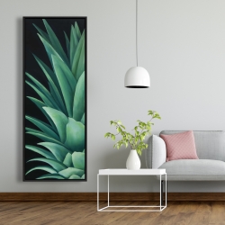 Framed 20 x 60 - Pineapple leaves