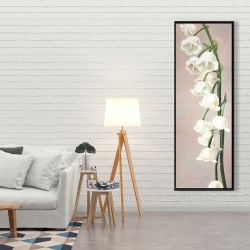 Framed 20 x 60 - Lily of the valley flowers