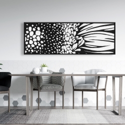 Encadré 20 x 60 - Fleur de gerbera