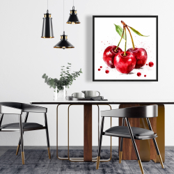 Framed 24 x 24 - Cherries