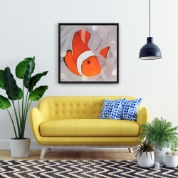 Encadré 24 x 24 - Poisson clown sous la mer