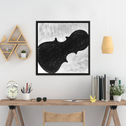 Encadré 24 x 24 - Silhouette d'un violon