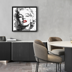 Framed 24 x 24 - Marilyn monroe