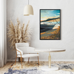 Framed 24 x 36 - Peaceful seaside