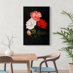 Framed 24 x 36 - Small bundle of roses