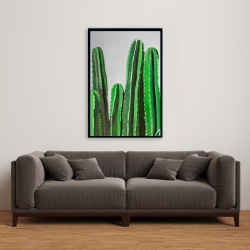 Framed 24 x 36 - Cactus candles