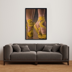 Framed 24 x 36 - Synchronized ballerinas