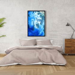 Framed 24 x 36 - Satellite view of the mergui islands