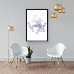 Framed 24 x 36 - Alveoli lilac