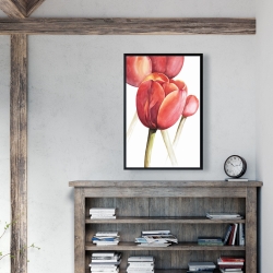 Encadré 24 x 36 - Tulipes en fleur