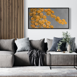 Framed 24 x 48 - Golden wattle plant