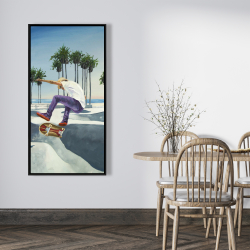 Framed 24 x 48 - Skate park california