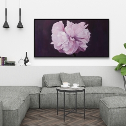 Framed 24 x 48 - Beautiful purple flower