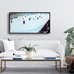 Encadré 24 x 48 - Partie de hockey