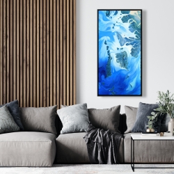 Framed 24 x 48 - Satellite view of the mergui islands