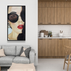 Framed 24 x 48 - Fashionable sunglasses