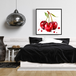Framed 36 x 36 - Cherries