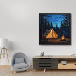 Framed 36 x 36 - Tent