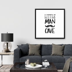 Framed 36 x 36 - Little man cave