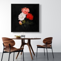 Framed 36 x 36 - Small bundle of roses