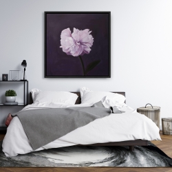 Framed 36 x 36 - Beautiful purple flower