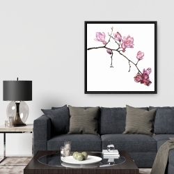 Framed 36 x 36 - Branch of cherry blossoms