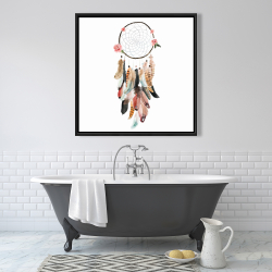 Framed 36 x 36 - Woman's dream catcher