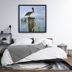 Framed 36 x 36 - Pelican