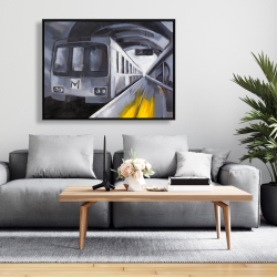 Framed 36 x 48 - Subway