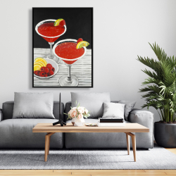 Encadré 36 x 48 - Deux cosmopolitans