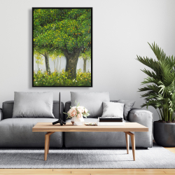 Framed 36 x 48 - Forest by summer