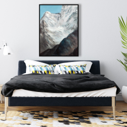 Framed 36 x 48 - Emblematic himalayan peaks