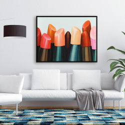 Framed 36 x 48 - Lipstick addict