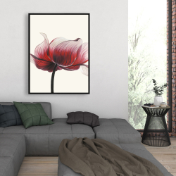 Framed 36 x 48 - Anemone flower