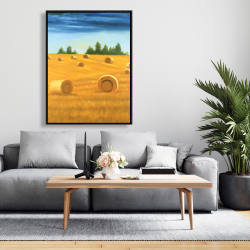 Framed 36 x 48 - Landscape of the countryside