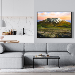 Framed 36 x 48 - Mountainous view