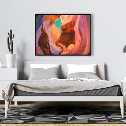 Framed 36 x 48 - Inside view of antelope canyon
