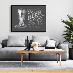 Framed 36 x 48 - Vintage beer signboard